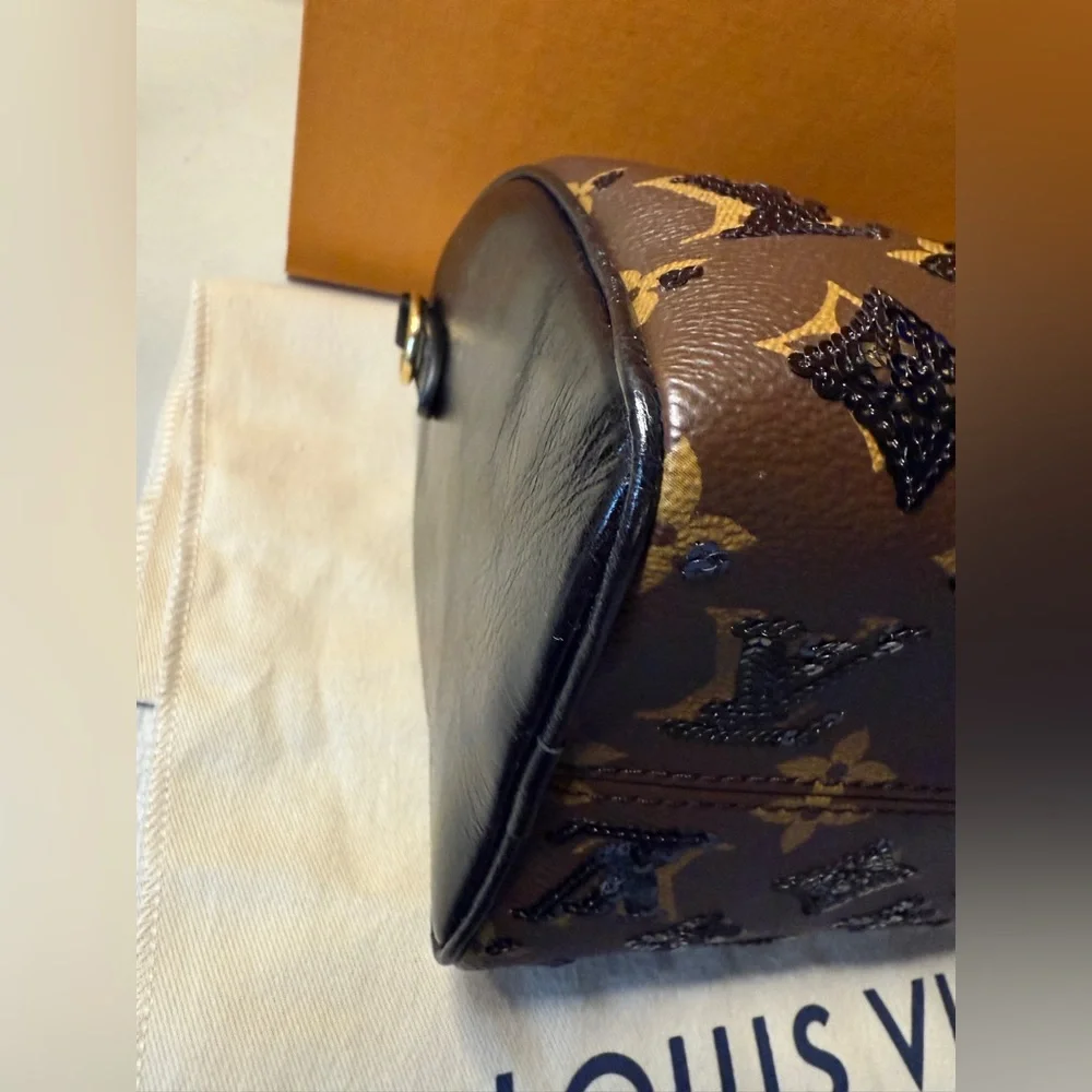 NWT Louis Vuitton Speedy Sequins Bandouliere 20 Ski Collection Limited Edition - Picture 16 of 17